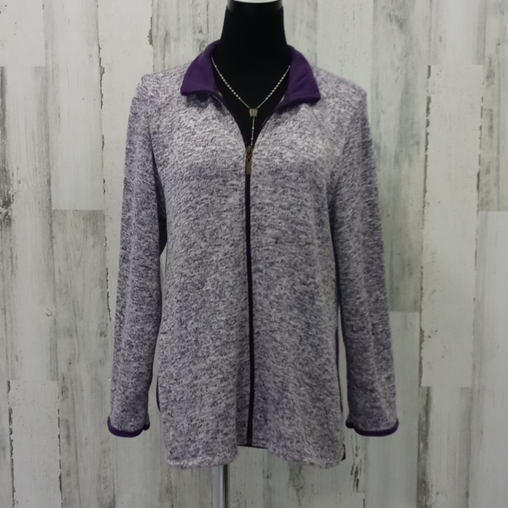 0701 Stan Herman Zip up Sweater Jacket